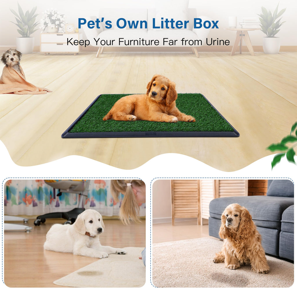 Artificial Dog Grass Pad with Tray 16x20 inches A370