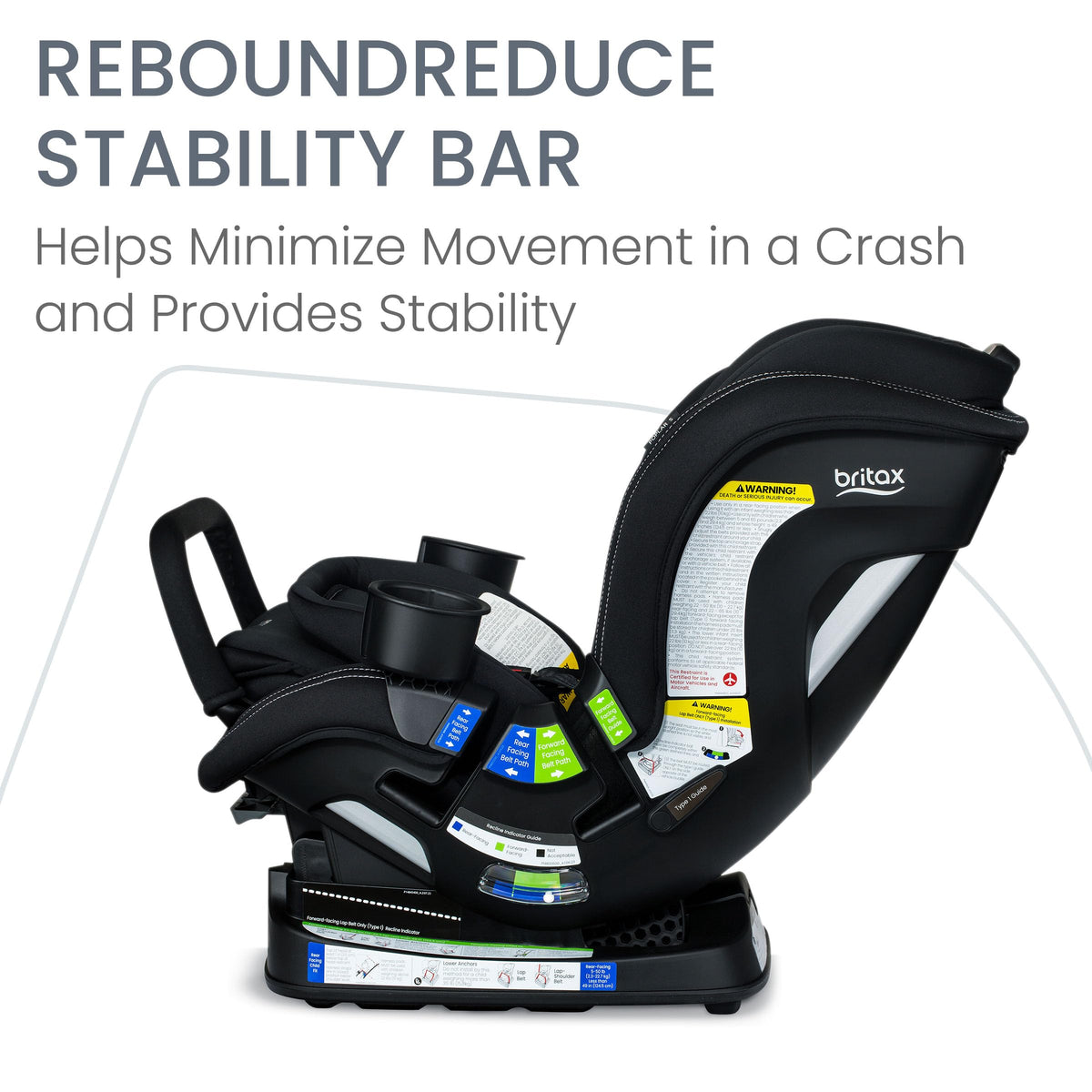 Convertible Car Seat with Slim 17-Inch Design D99157