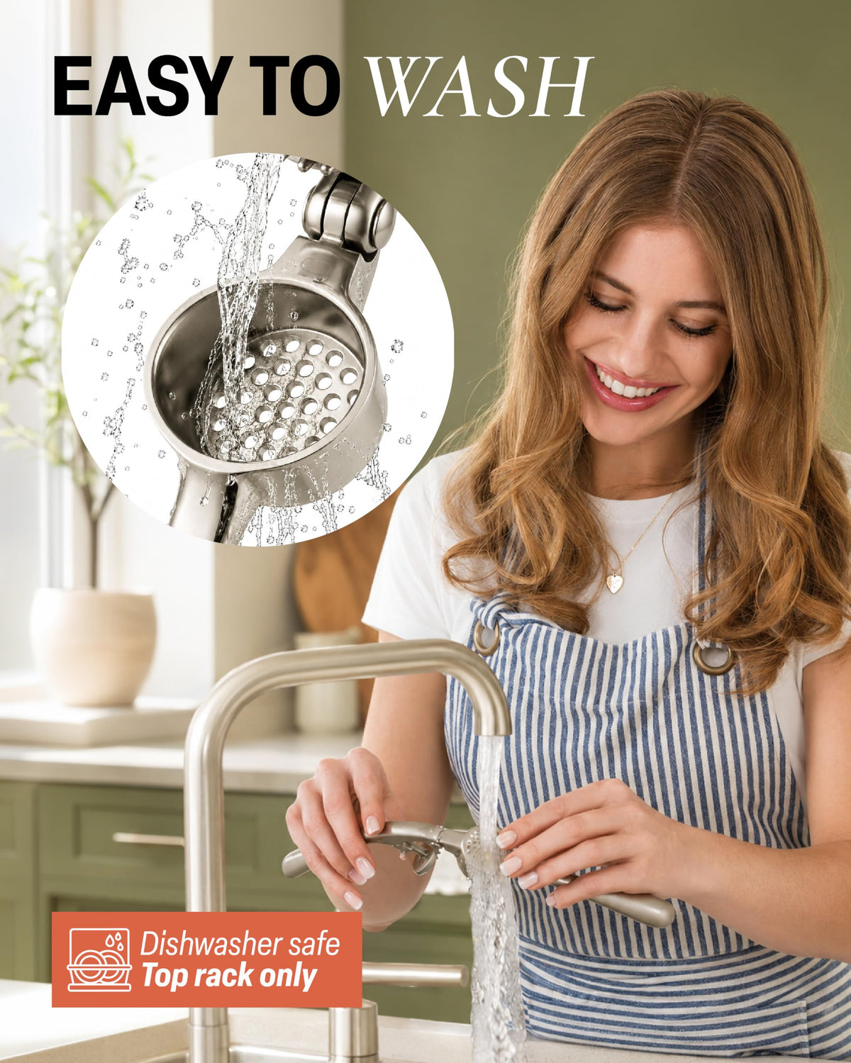 Garlic Press Set with Silicone Peeler & Brush T325