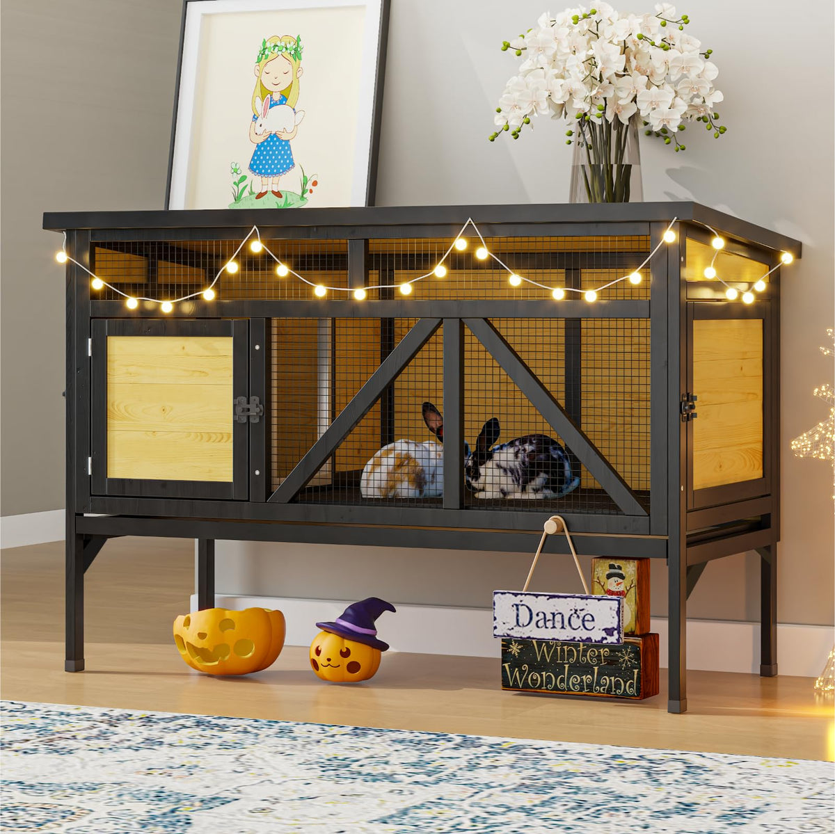 46.7" Rabbit Cage F267