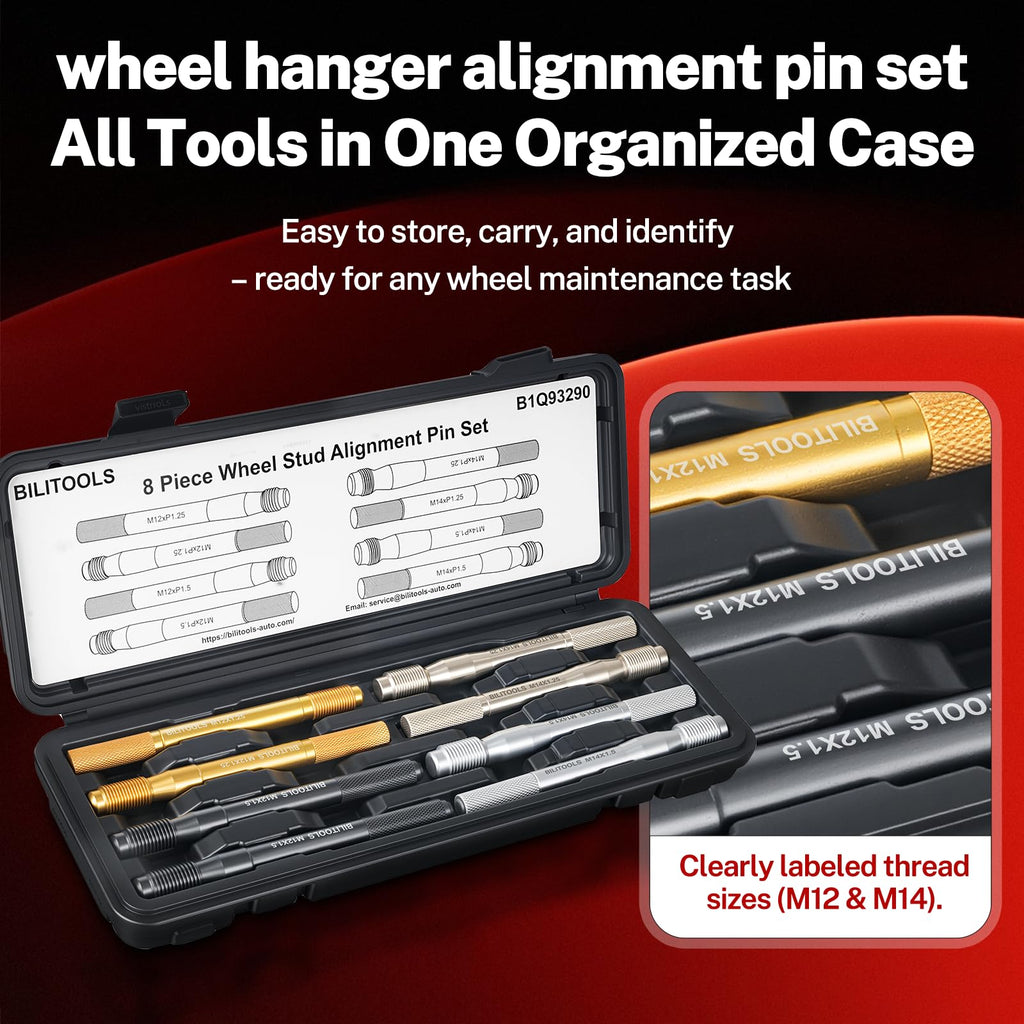 8 Piece Carbon Steel Wheel Hanger Alignment Pin Set O4323