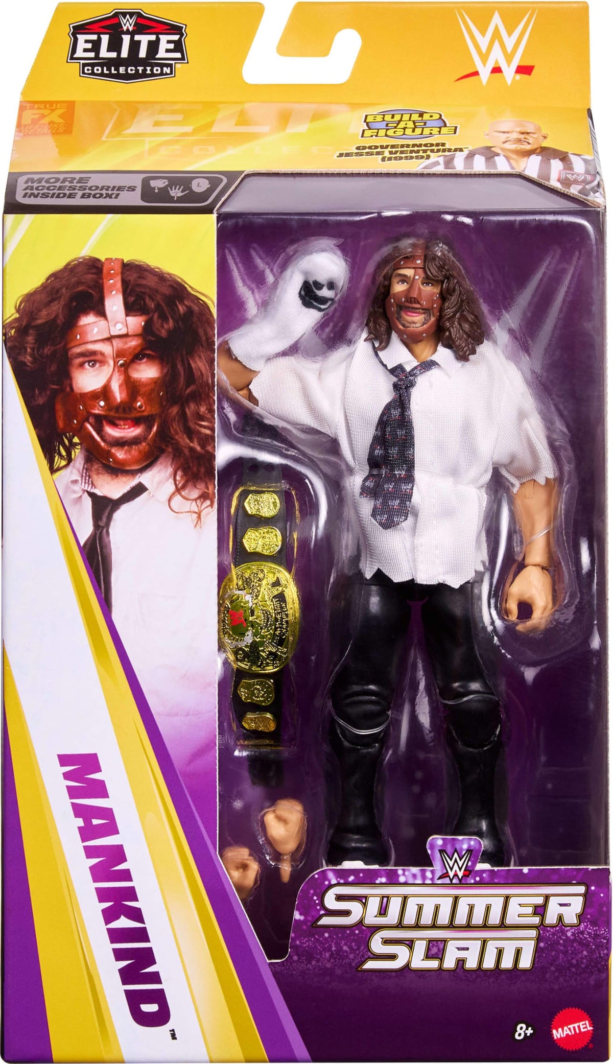 WWE Elite Collection Mankind Action Figure & Accessories H7256