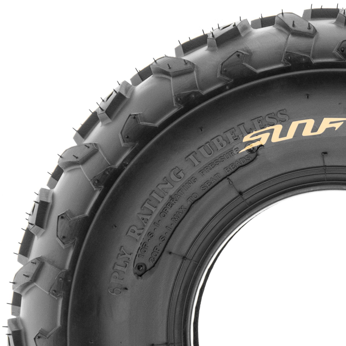 19x7-8 Knobby ATV & Go Kart Tires, Tubeless Pair of 2 R39071