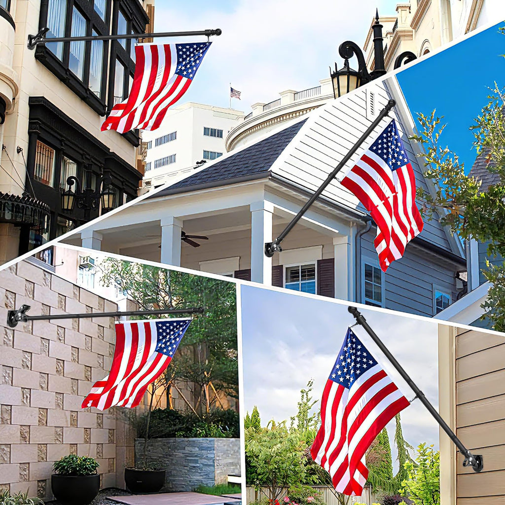 Heavy Duty Aluminum Alloy Wall Mount Flag Pole Holder G4028