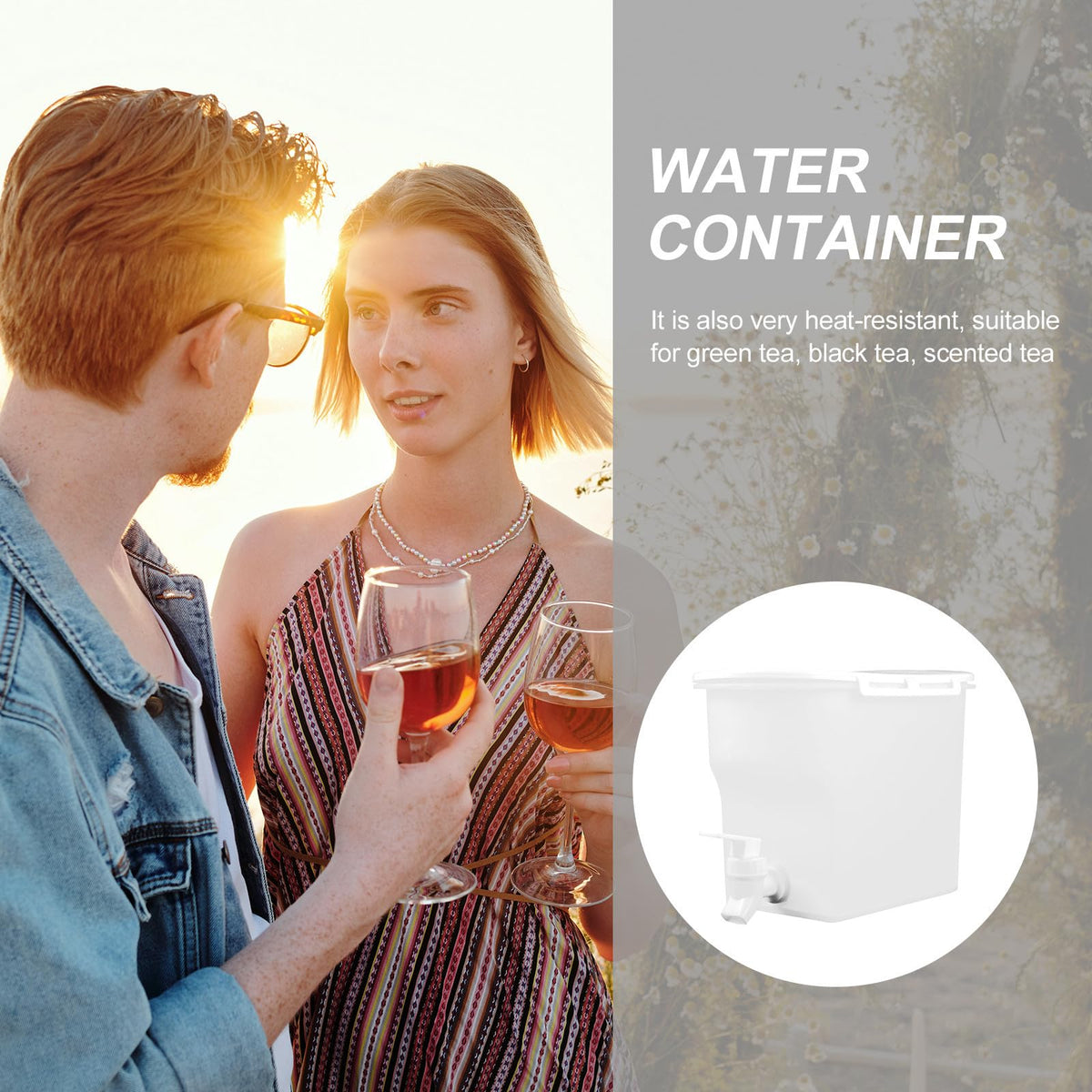 Water Jug with Faucet C4854