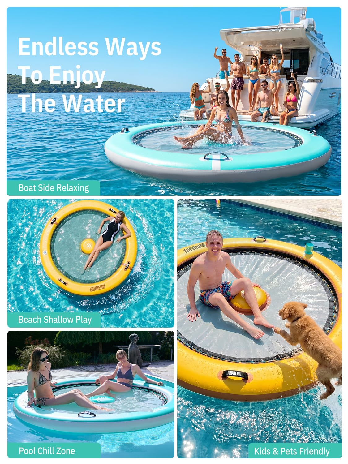 Inflatable Water Hammock 8FT U263129