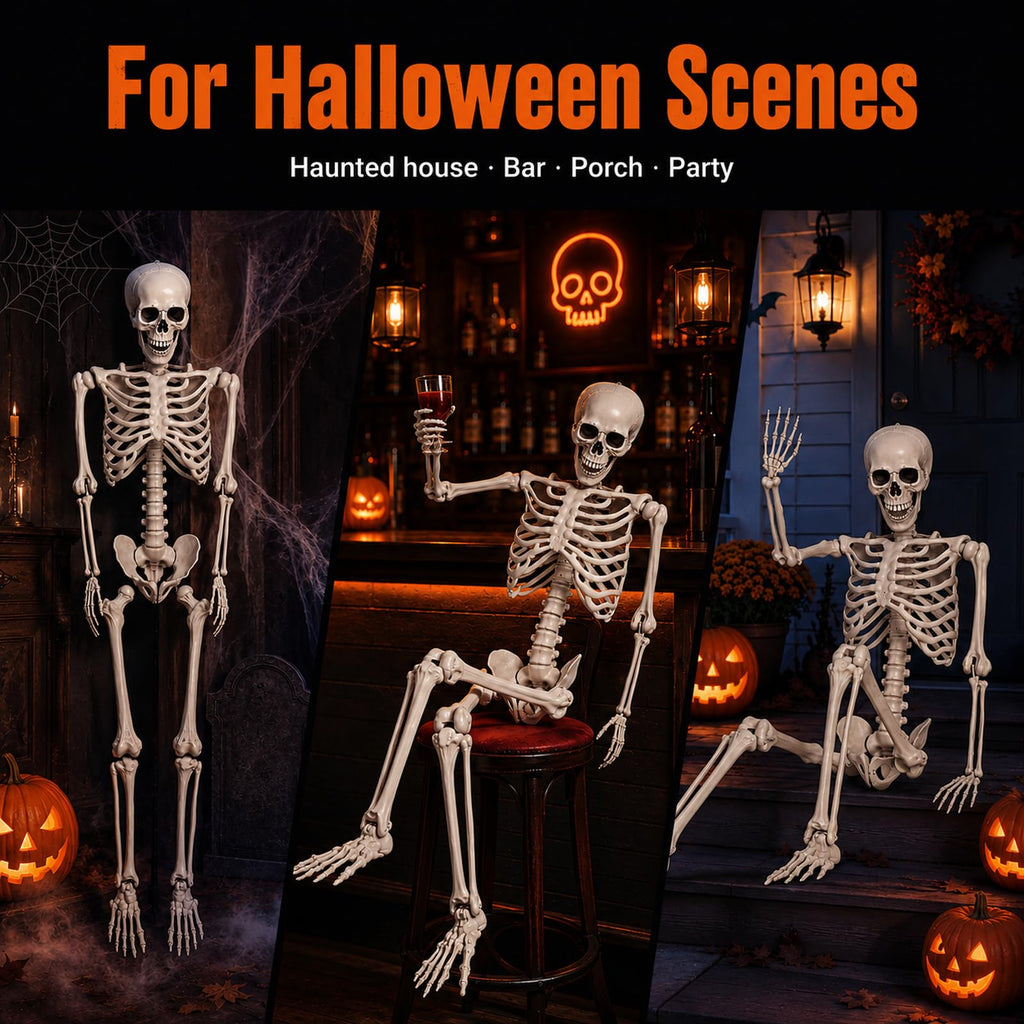 Life Size Full Body Skeleton Prop M38376