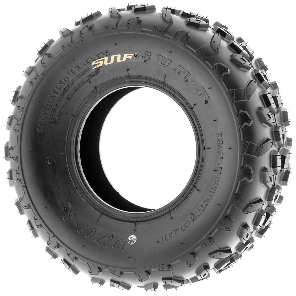 19x7-8 Knobby ATV & Go Kart Tires, Tubeless Pair of 2 R39071