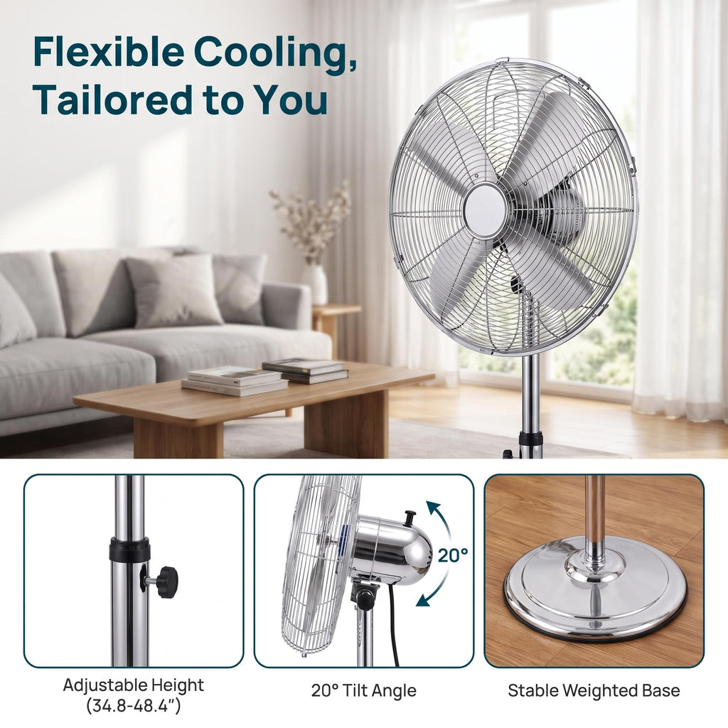 16 Inch Oscillating Pedestal Fan M737592