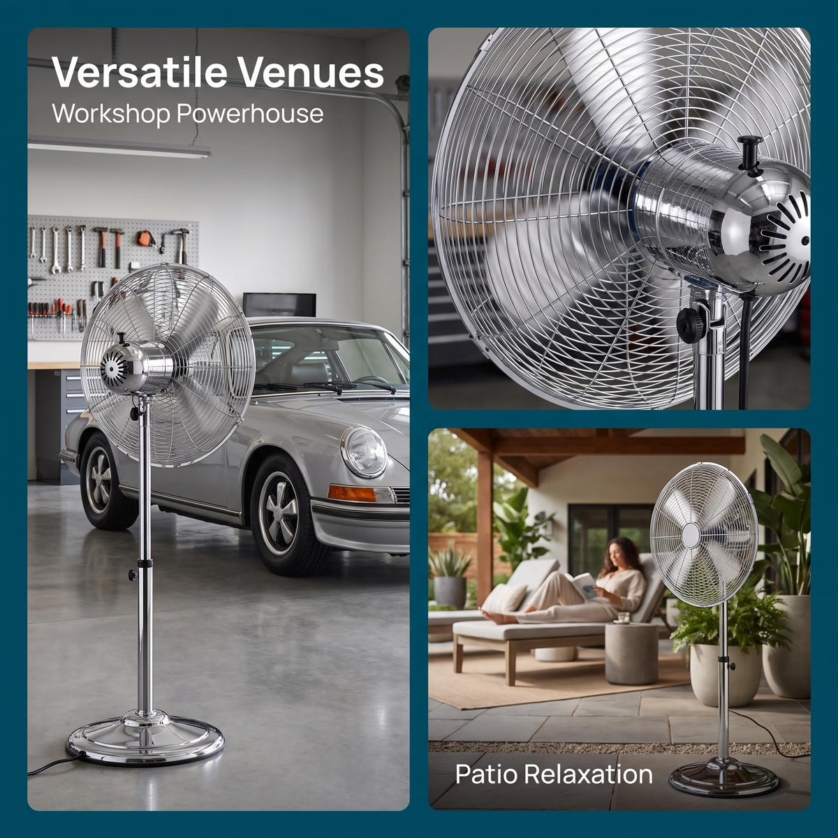 16 Inch Oscillating Pedestal Fan M737592