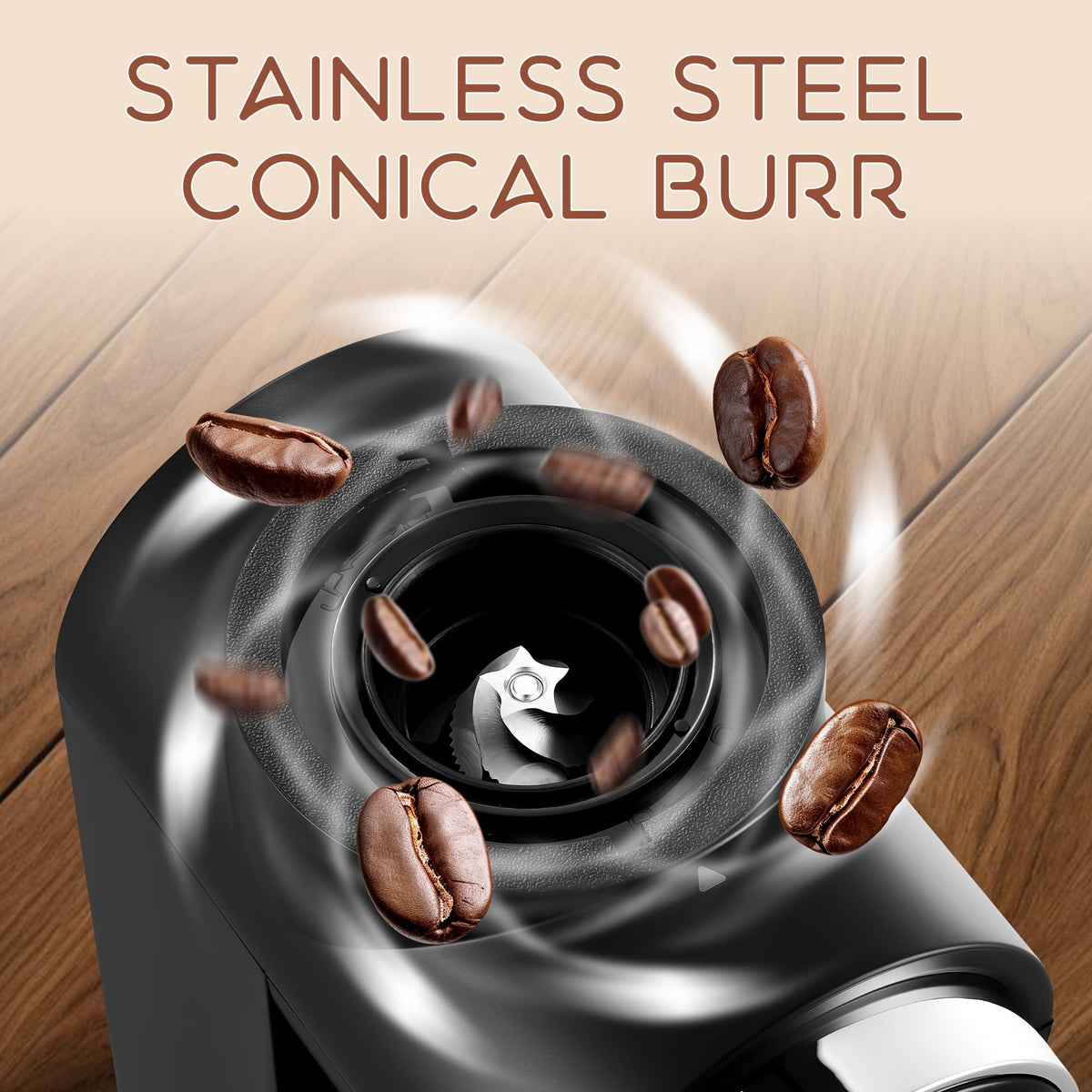 Conical Burr Electric Coffee Grinder with 30 Settings C68782