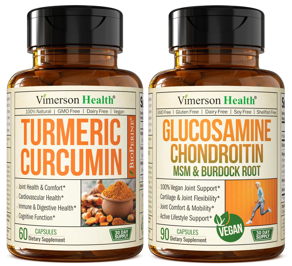 Turmeric Curcumin with Black Pepper Extract Joint Support Supplement P653
