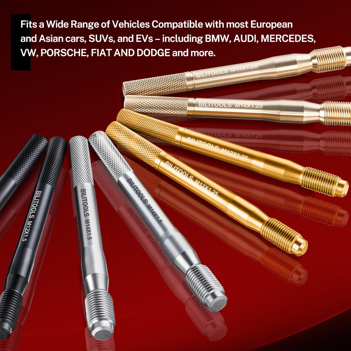 8 Piece Carbon Steel Wheel Hanger Alignment Pin Set O4323