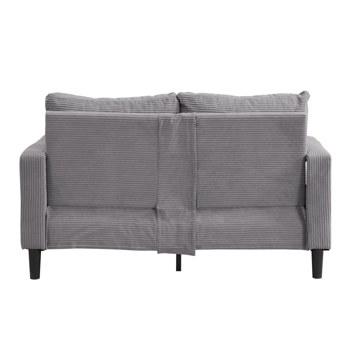 Light Gray Upholstered Loveseat Sofa Z667257