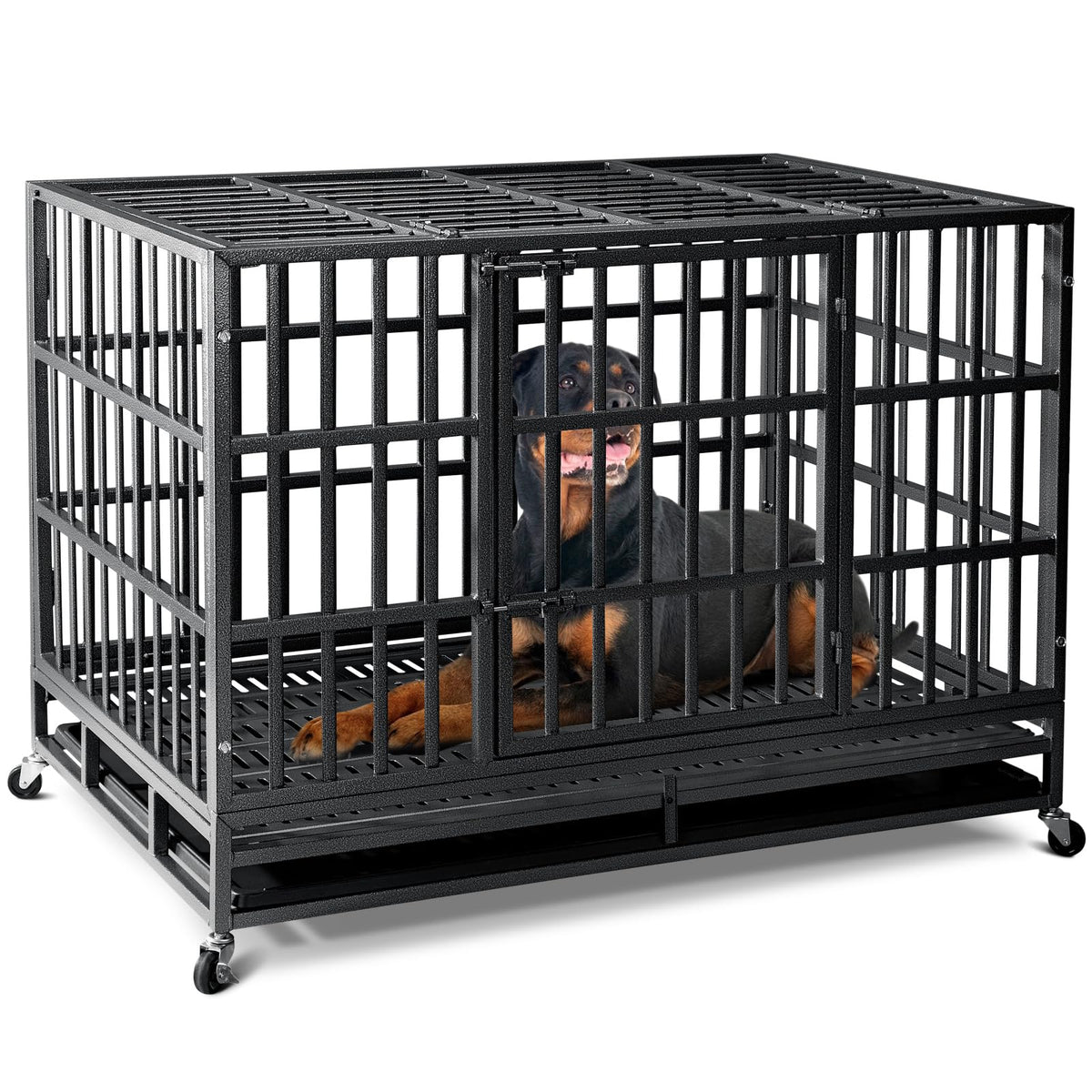 48 Inch Heavy Duty Dog Crate O7689