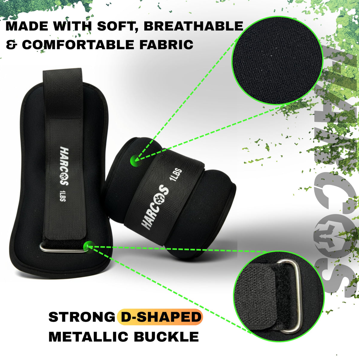 Adjustable Neoprene Ankle & Wrist Weights X311867