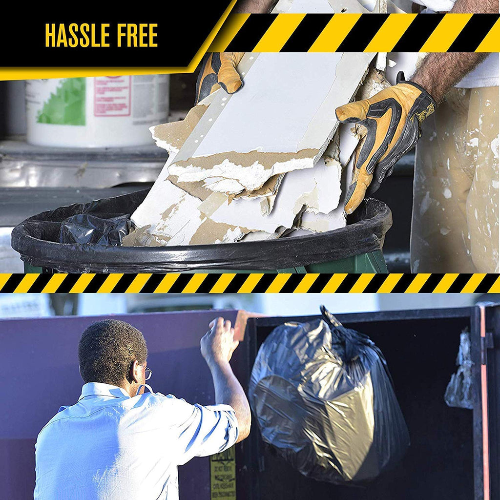 40-45 Gallon Black Heavy Duty Trash Bags I606