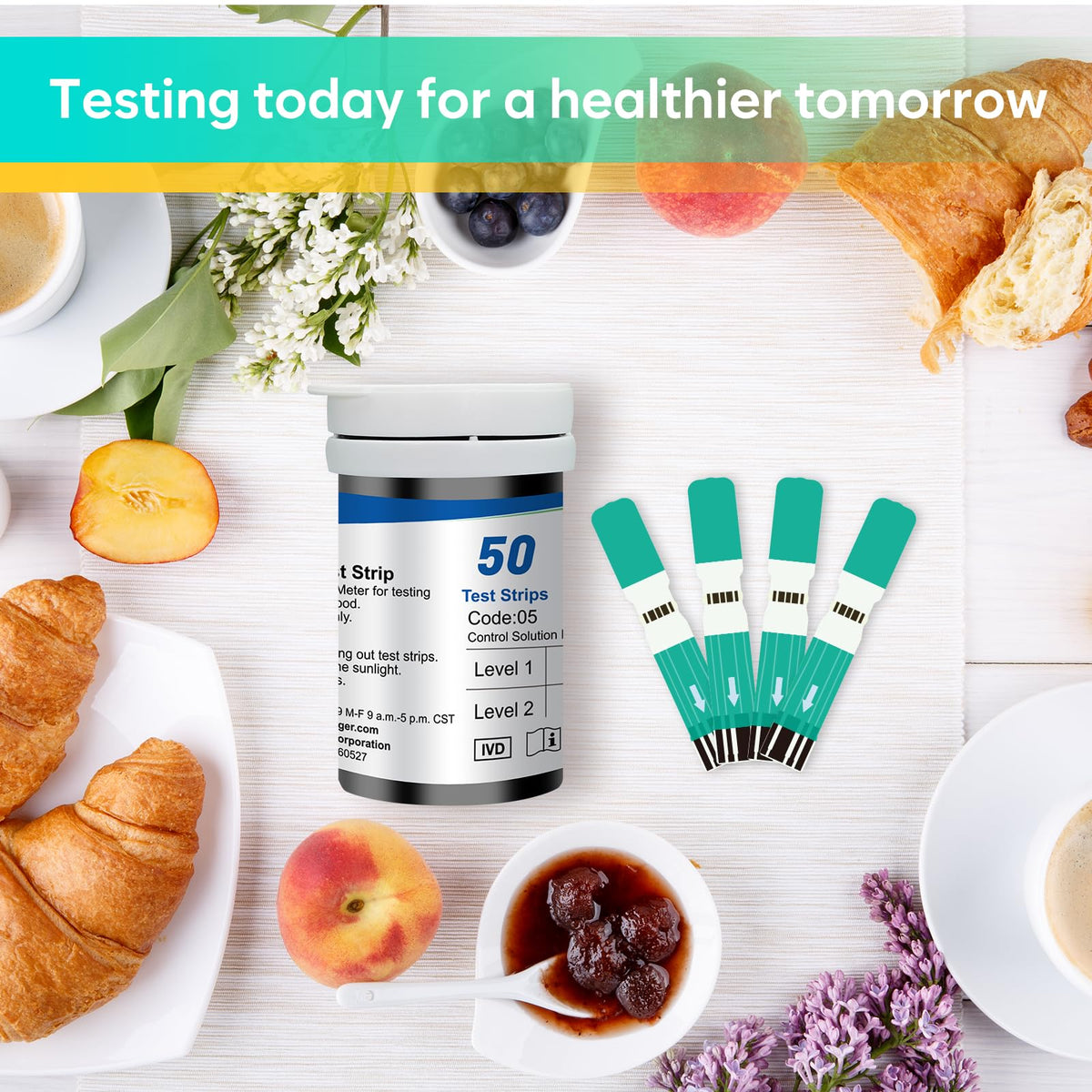 Blood Glucose Test Strips 100-Count C788407