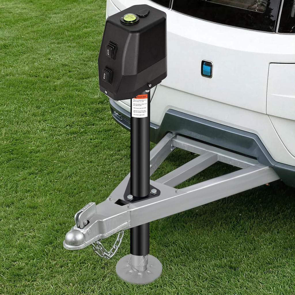 Waterproof Electric Trailer Jack with Built-in Spirit Level T327