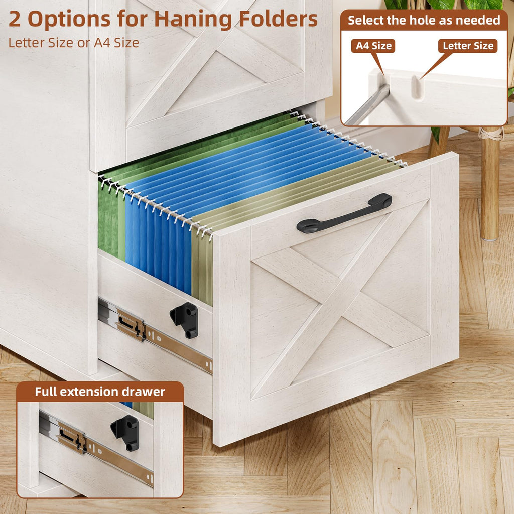 White 4 Drawer Filing Cabinet V58408