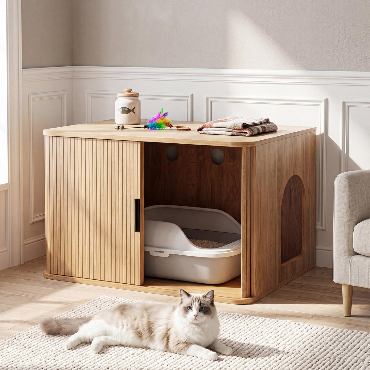 31.5" Cat Litter Box Enclosure L1788