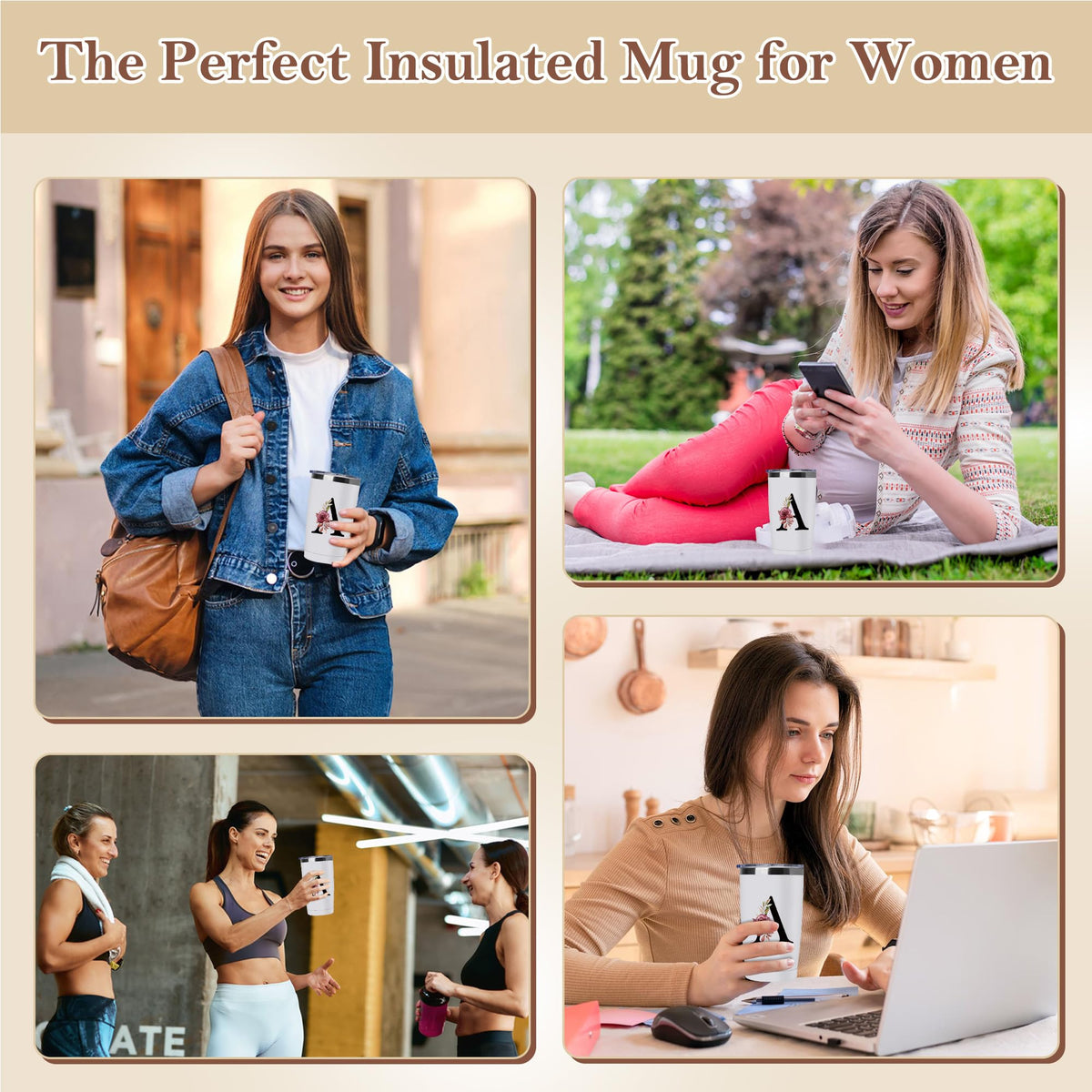 20 Oz Insulated Stainless Steel Travel Mug R963691