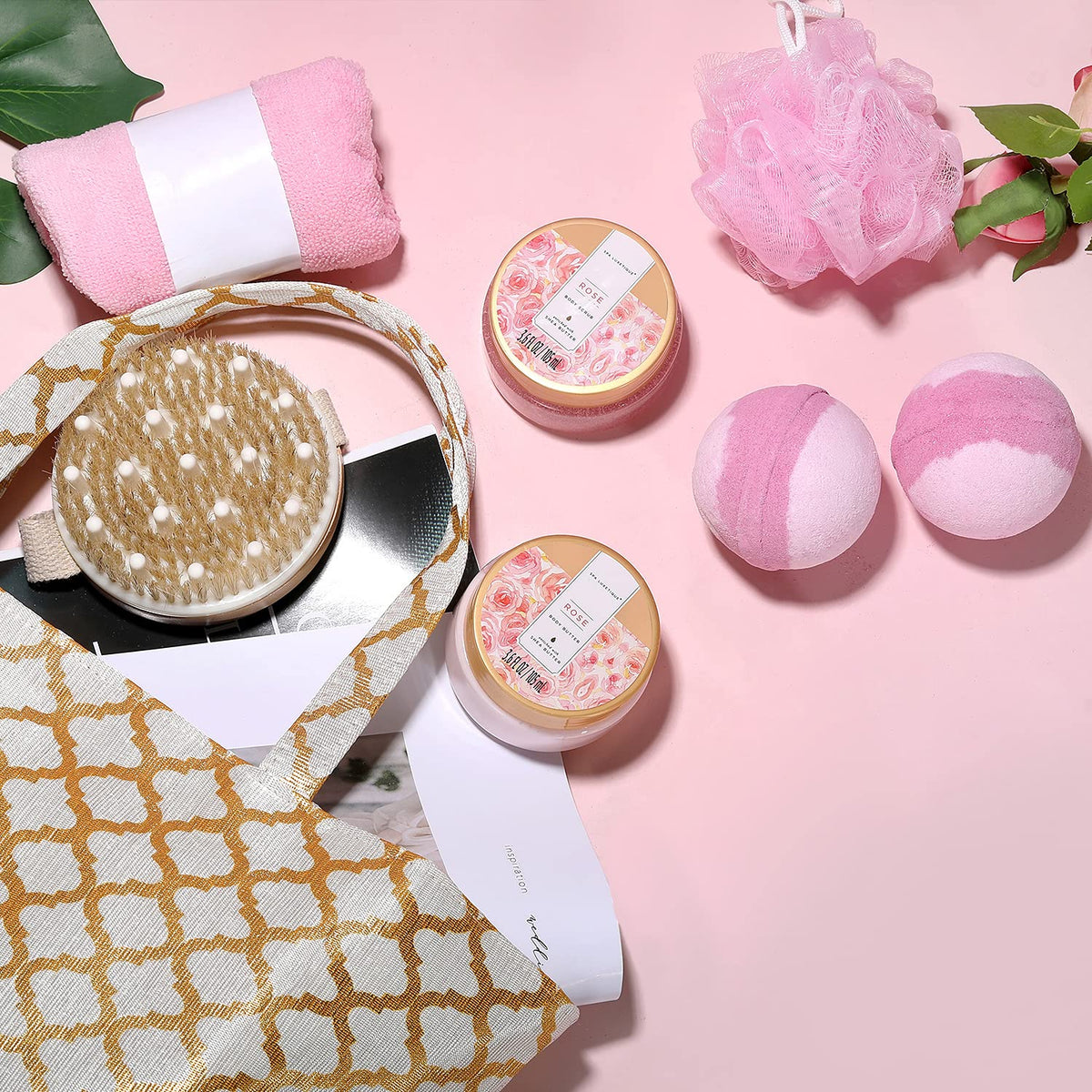 15 Pc Rose Spa Gift Set Z291380