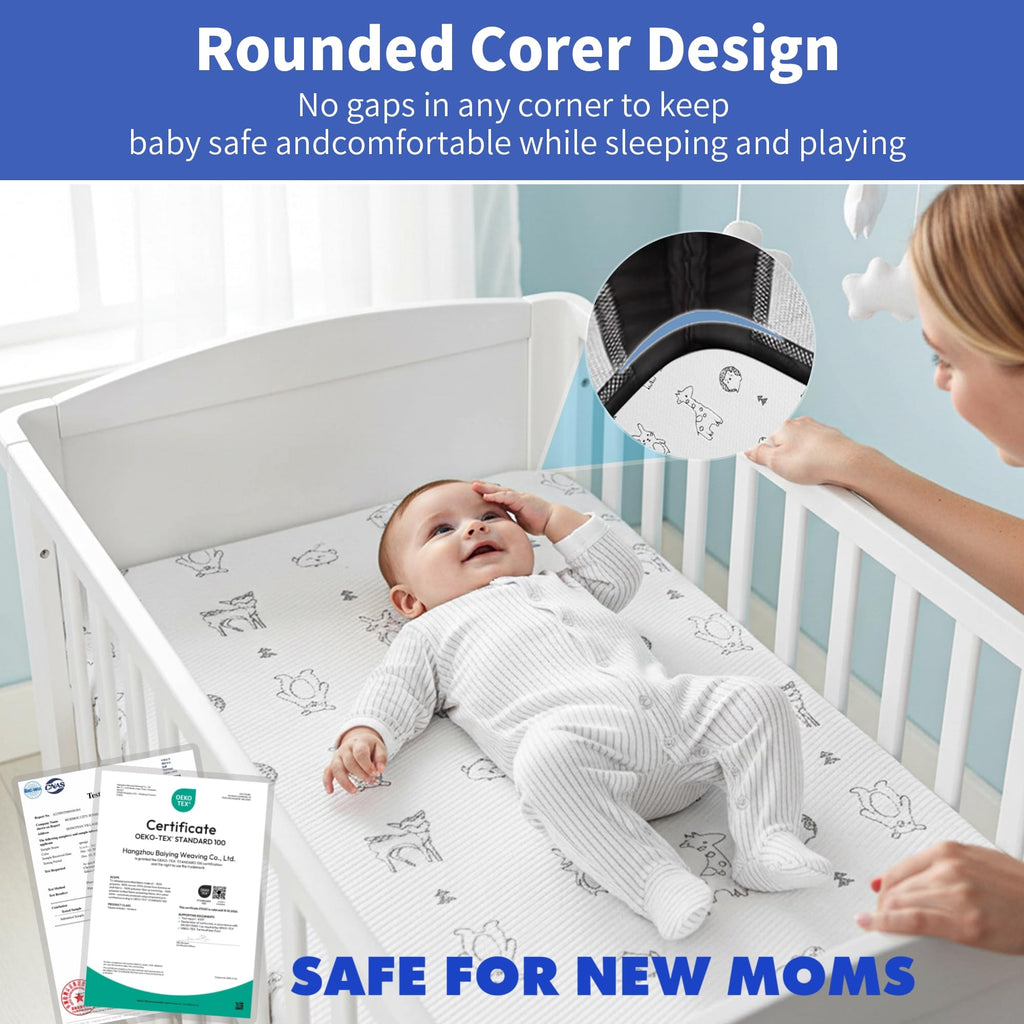 Pack and Play Mattress 38"x26" Firm Support Foam E72932