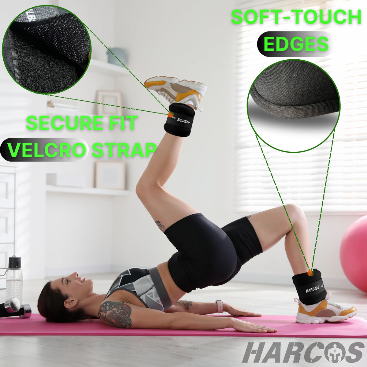 Adjustable Neoprene Ankle & Wrist Weights X311867