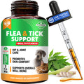 Natural Flea & Tick Prevention Drops for Dogs and Cats E893046