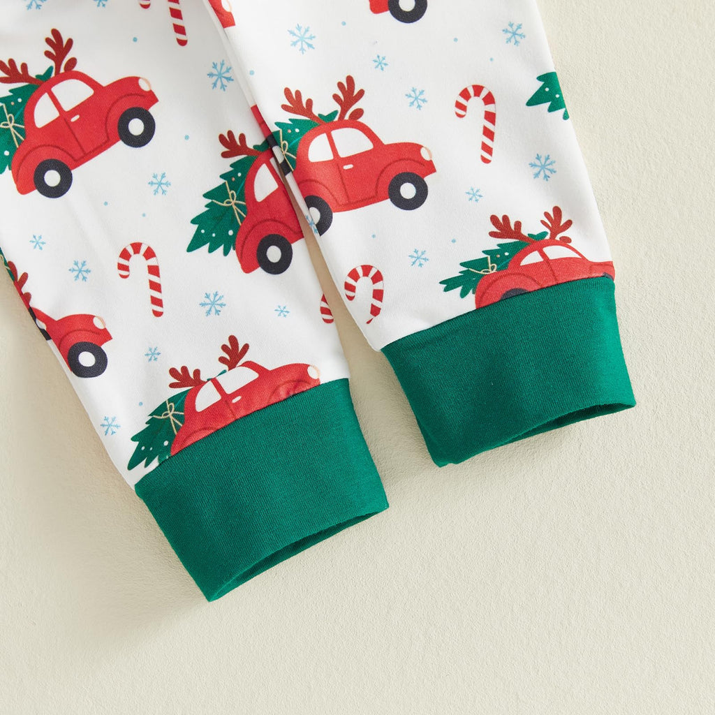 My First Christmas Baby Boy Outfit Romper Pants Hat V62652