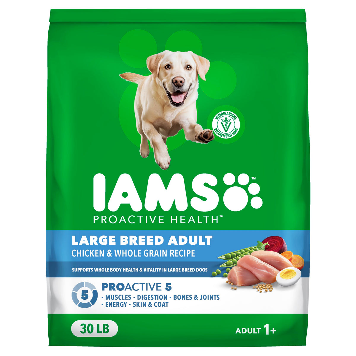 Large Breed Chicken Dry Dog Food 30 lb A477