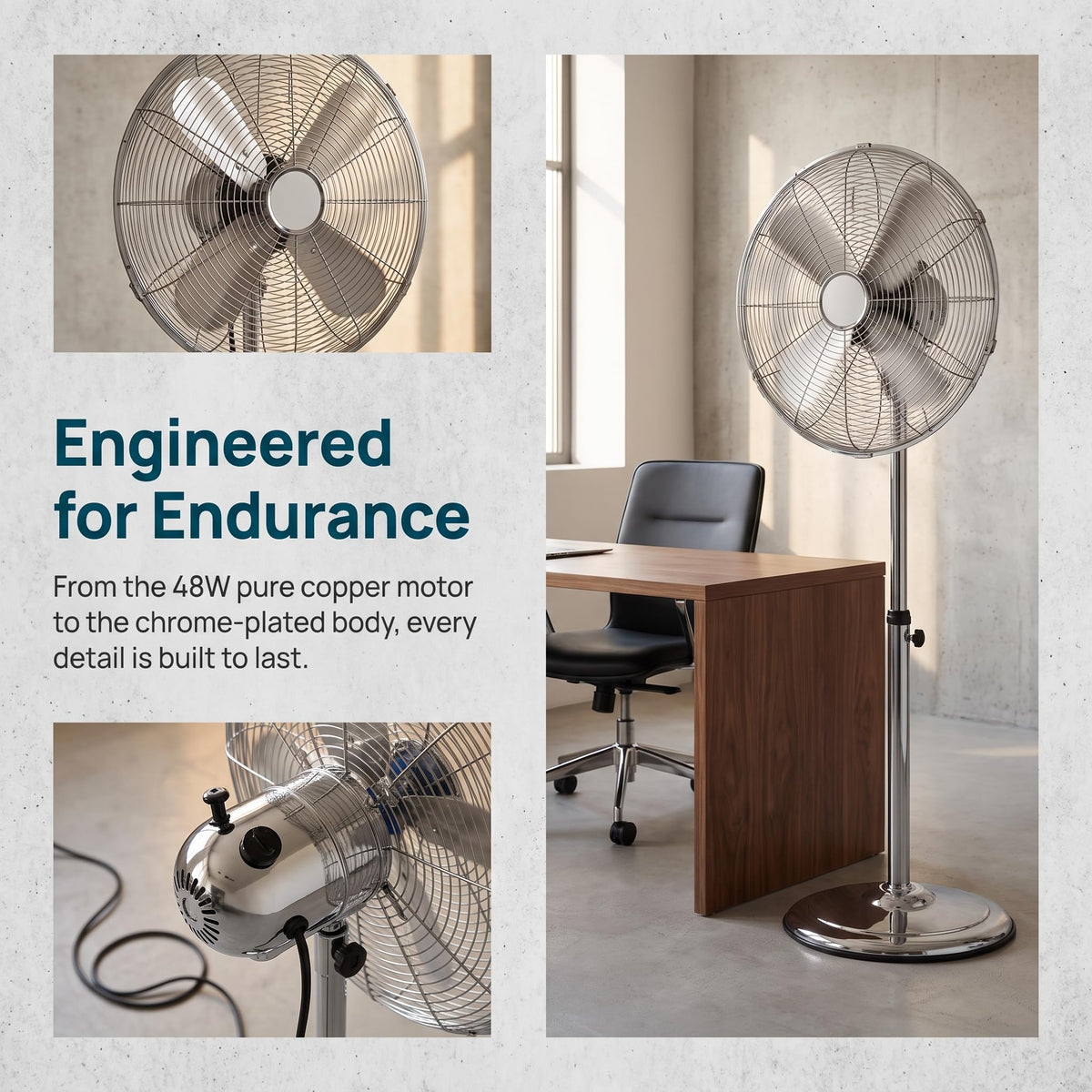 16 Inch Oscillating Pedestal Fan M737592