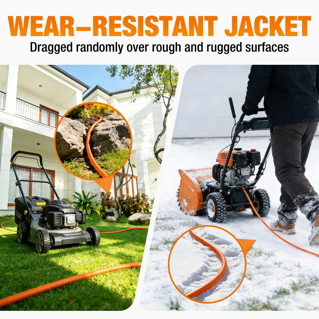 100 FT Heavy Duty Waterproof Outdoor Extension Cord B993