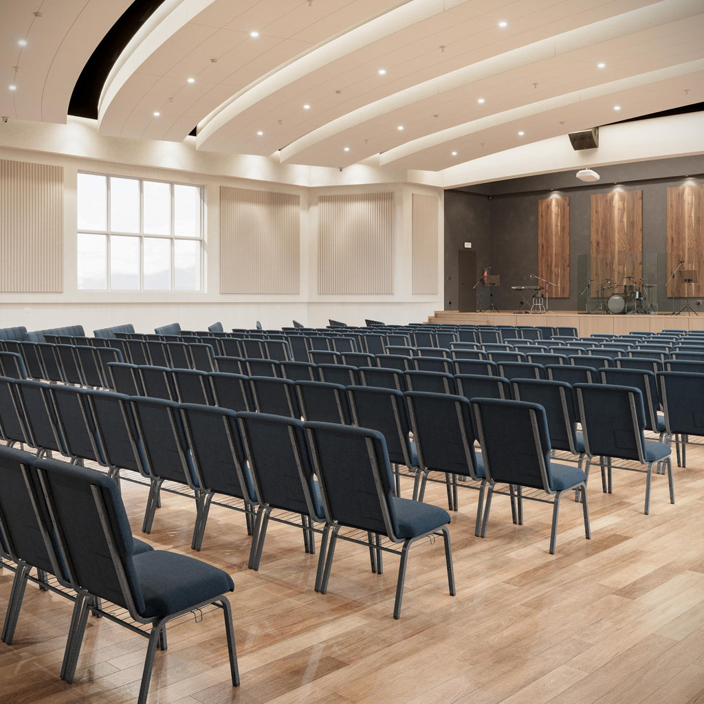 Navy 21 in Wide Church Chair S13413
