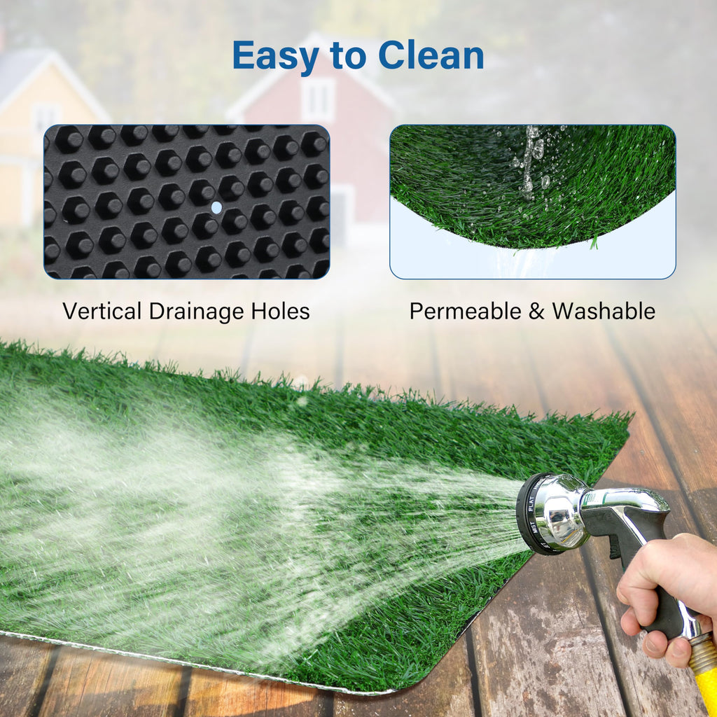 Artificial Dog Grass Pad with Tray 16x20 inches A370