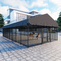 10x20x6.5 FT Outdoor Dog Kennel with Roof N25960